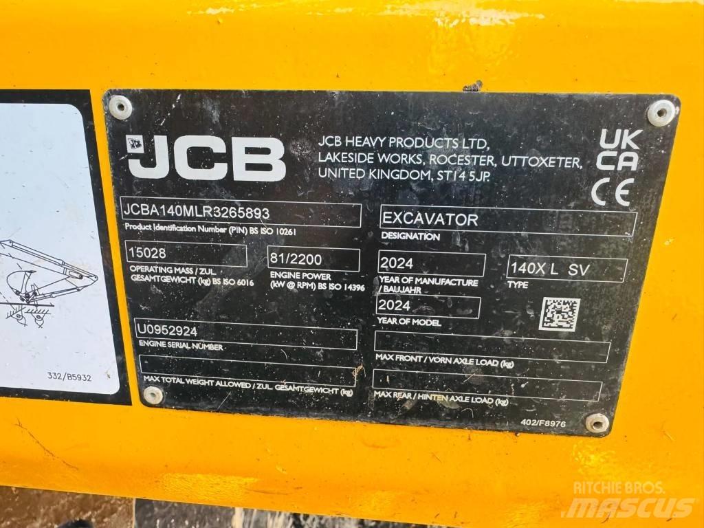 JCB 140 X Rupsgraafmachines