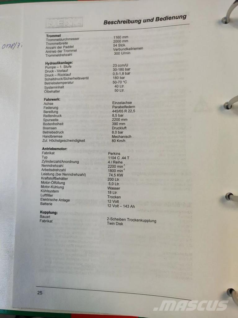 JENZ MU 2000D Shredders