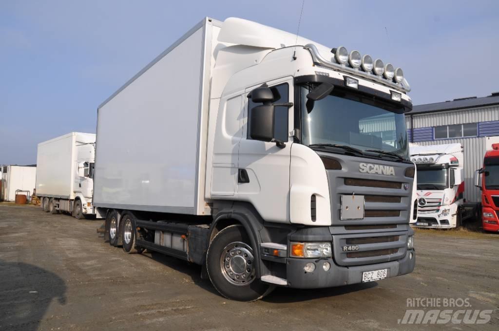 Scania R480LB6X2MNB Bakwagens met gesloten opbouw