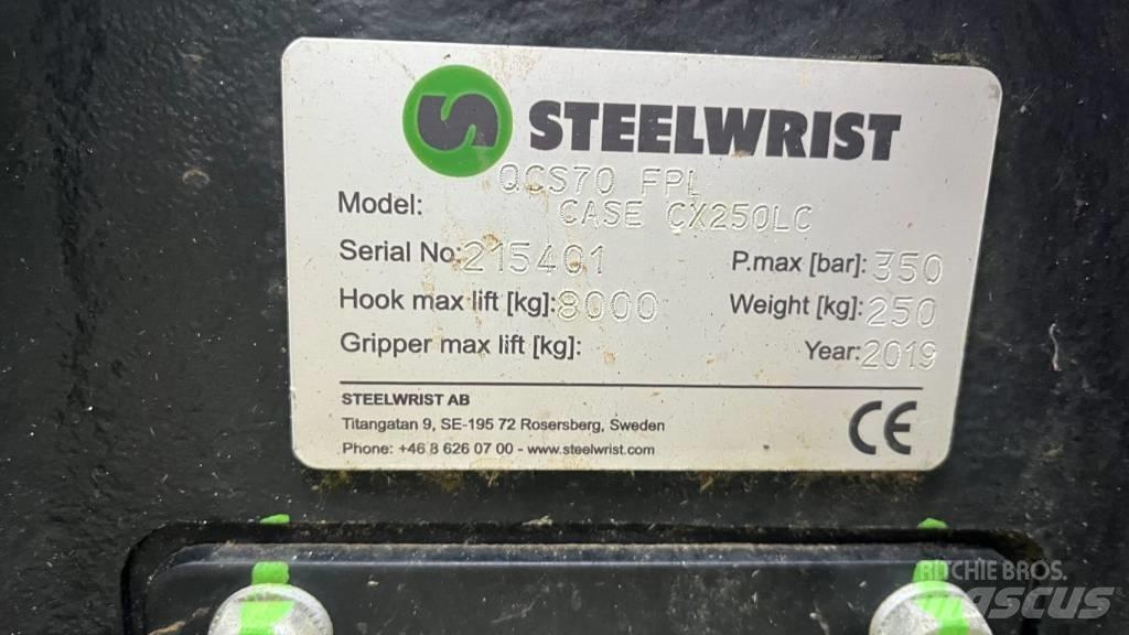 Steelwrist S70 Snelkoppelingen