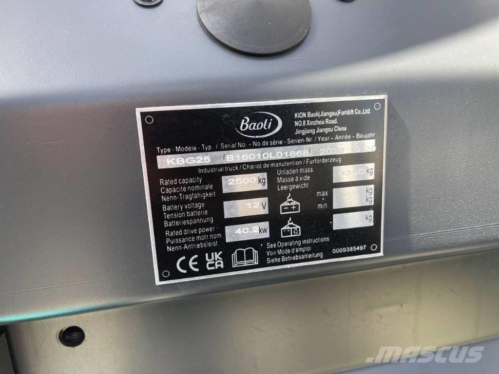 Baoli KBG 25 LPG heftrucks