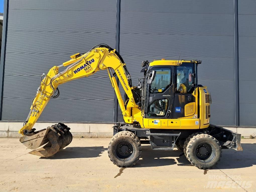 Komatsu PW98MR-11E0 Wielgraafmachines