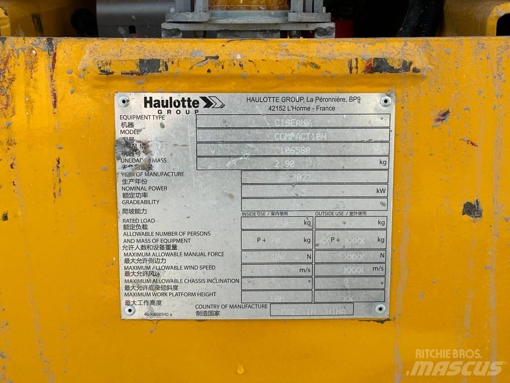 Haulotte COMPACT 10N Schaarhoogwerkers