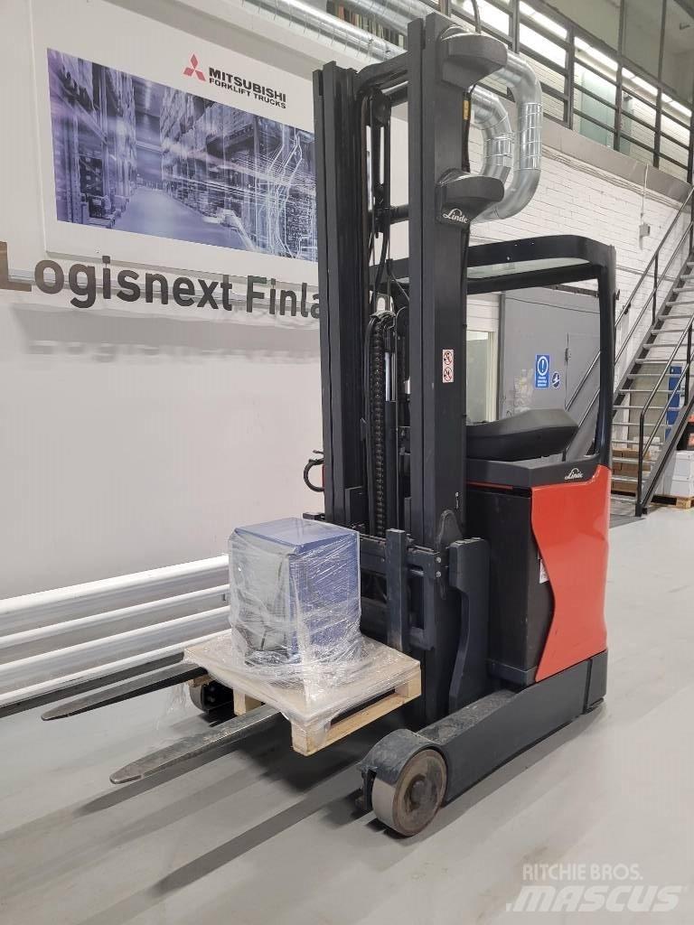 Linde R12B-01 Reachtruck voor hoog niveau