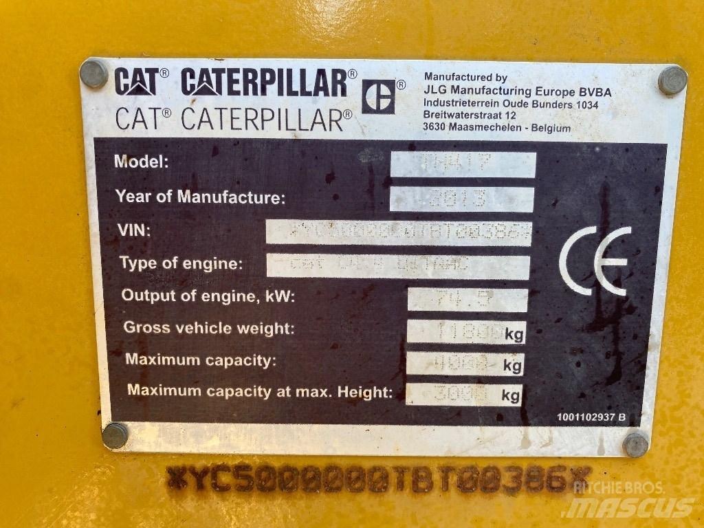 CAT TH 417 Verreikers
