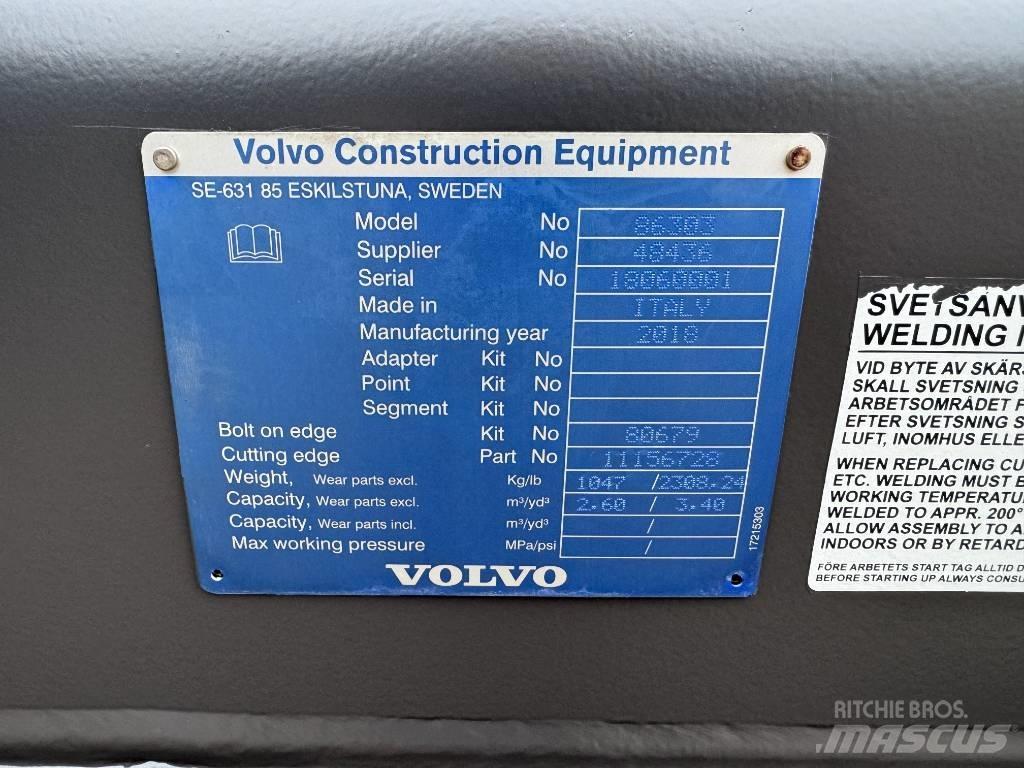 Volvo 2.6m GP Bucket Bakken