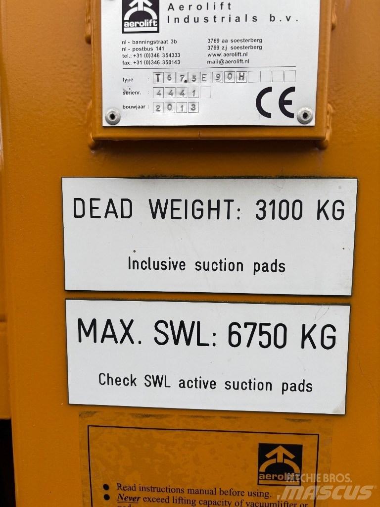 Aerolift T675E90H Overige tweedehands voorzetapparatuur en componenten