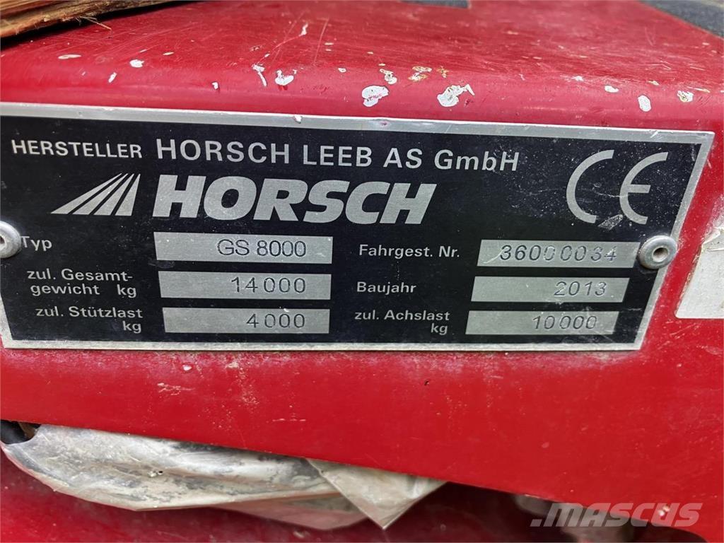 Horsch GS 8000 Getrokken spuitmachines