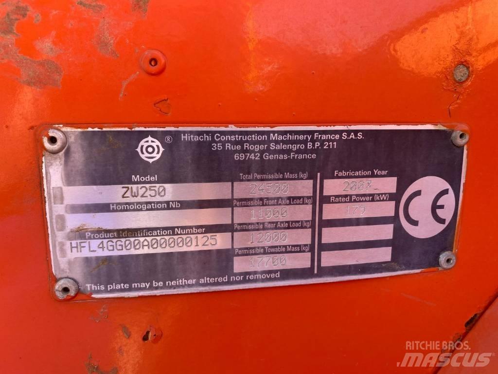 Hitachi ZW 250 Wielladers