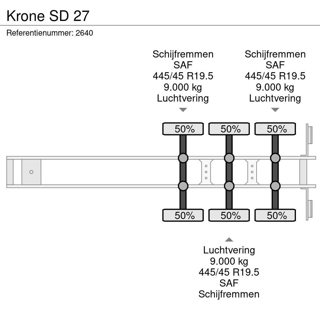 Krone SD 27 Schuifzeilen