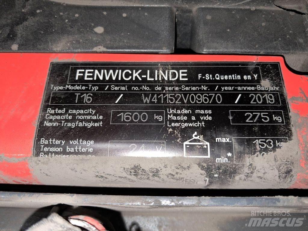 Linde T16 Electro-pallettrucks