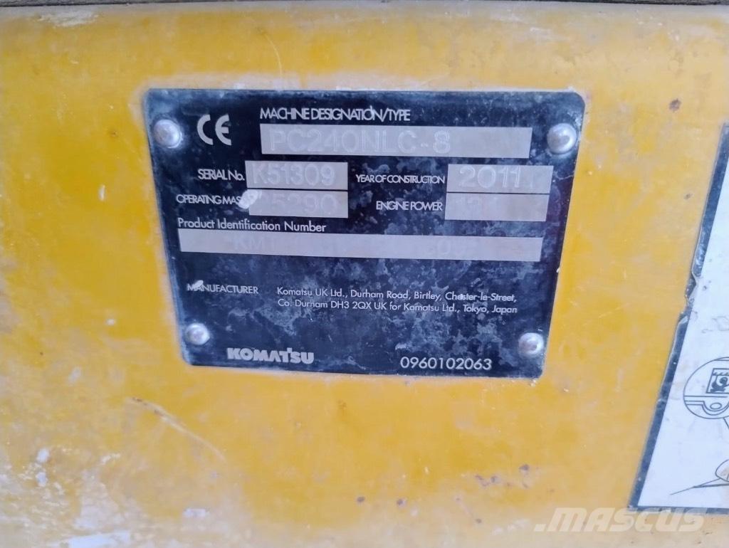 Komatsu PC 240 NLC-8 Rupsgraafmachines