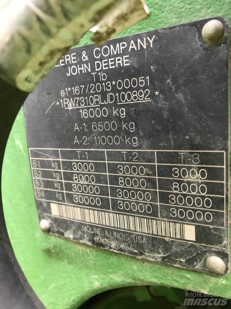 John Deere 7310R Tractoren