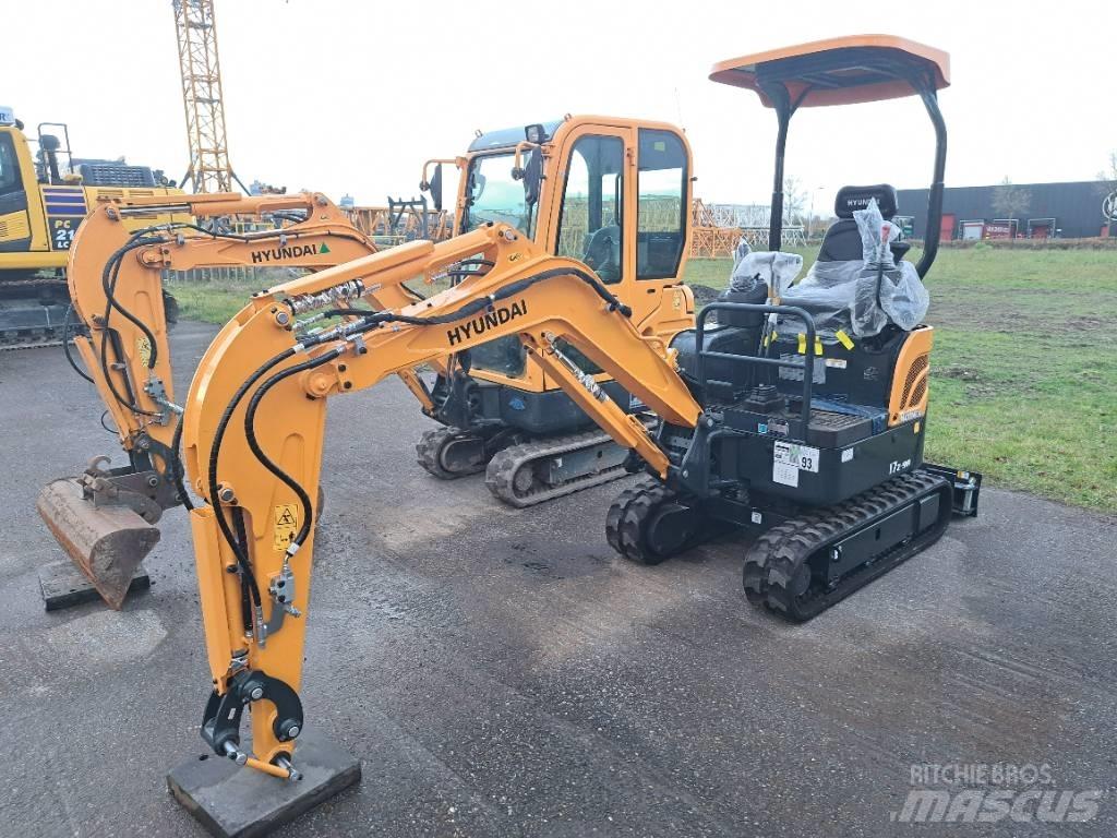 Hyundai R17Z-9AK Minigraafmachines < 7t