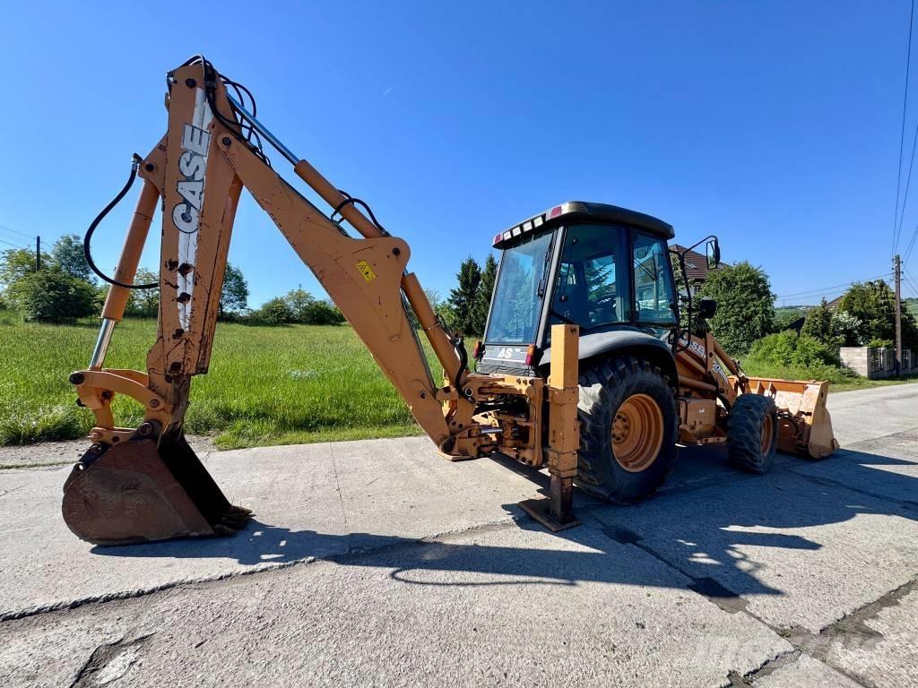CASE 580 SR-4 PS Graaf-laadcombinaties