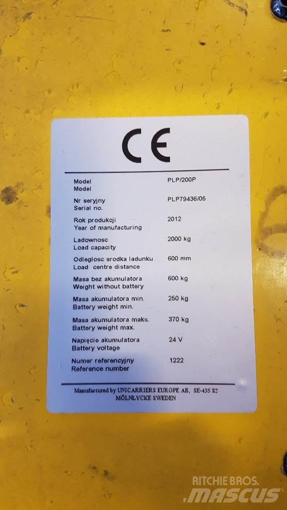 Atlet PLP200 Electro-pallettrucks