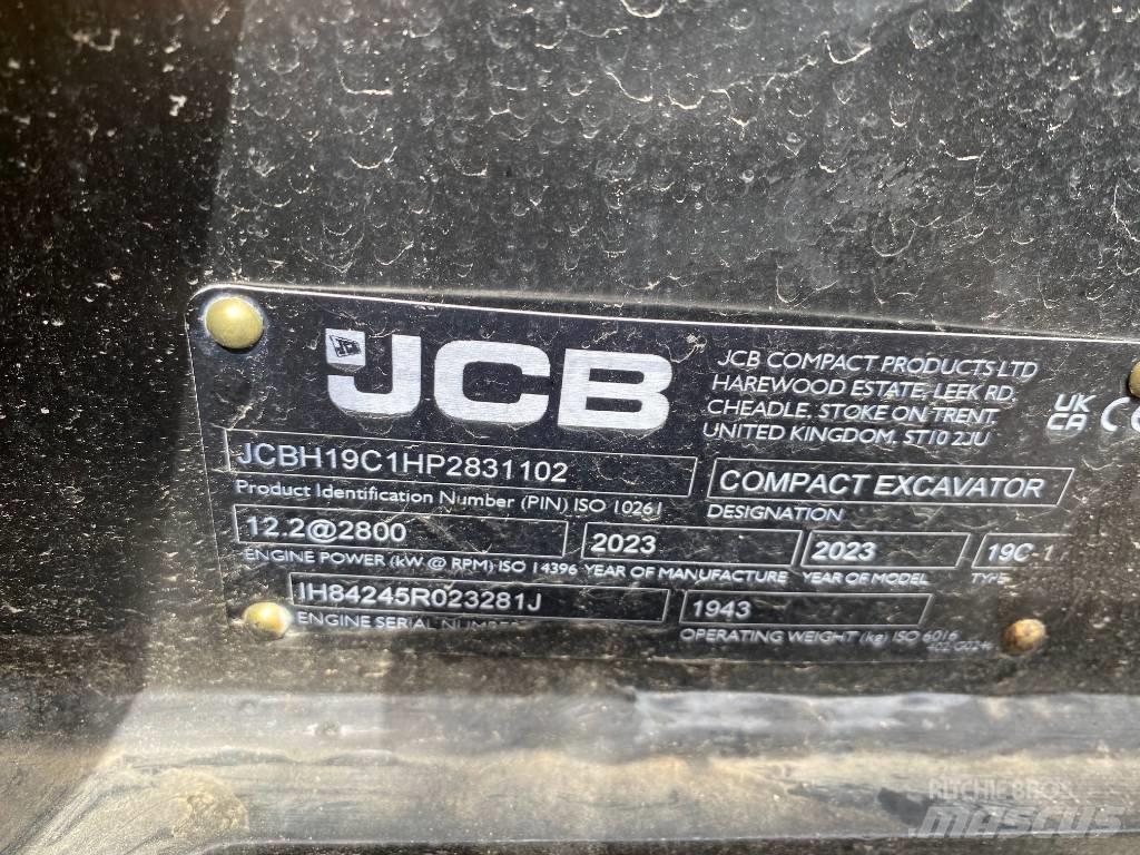 JCB 19 C-1 Minigraafmachines < 7t
