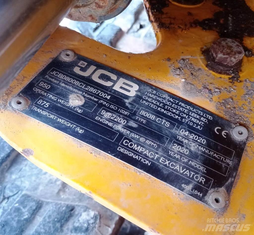 JCB 8008 CTS Minigraafmachines < 7t