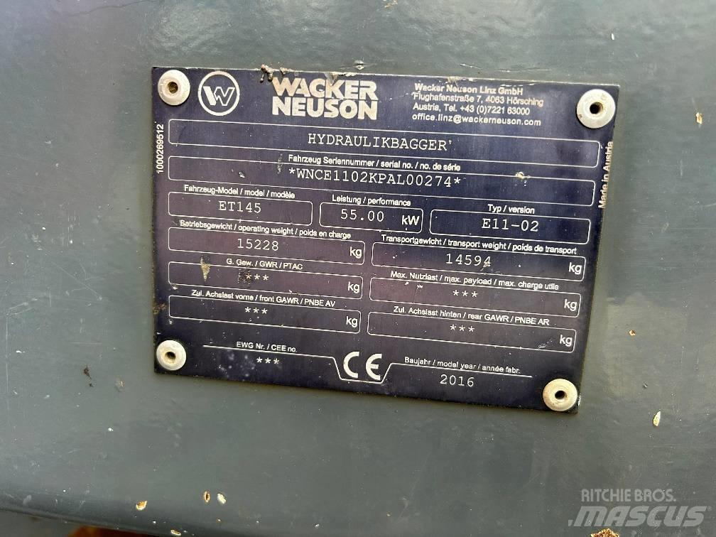 Neuson ET145 Rupsgraafmachines