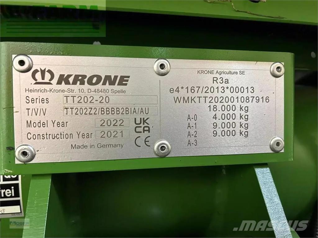 Krone mx 370 gl Overige opleggers