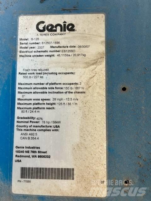 Genie S 125 Telescoophoogwerkers