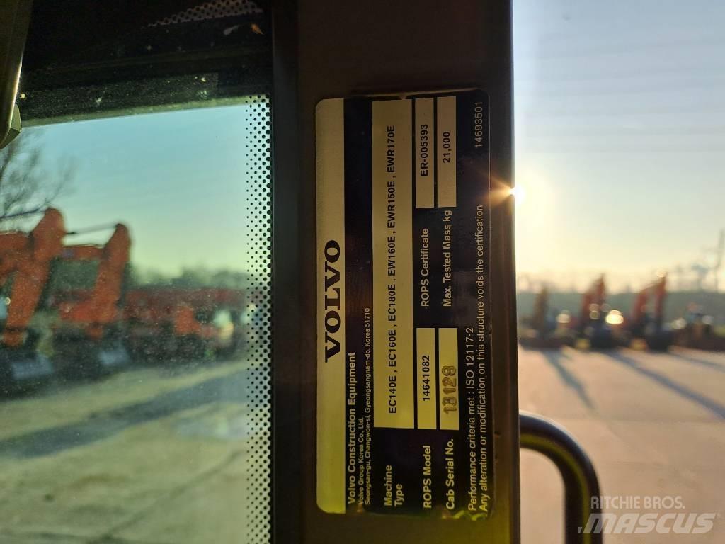 Volvo EW160E Wielgraafmachines