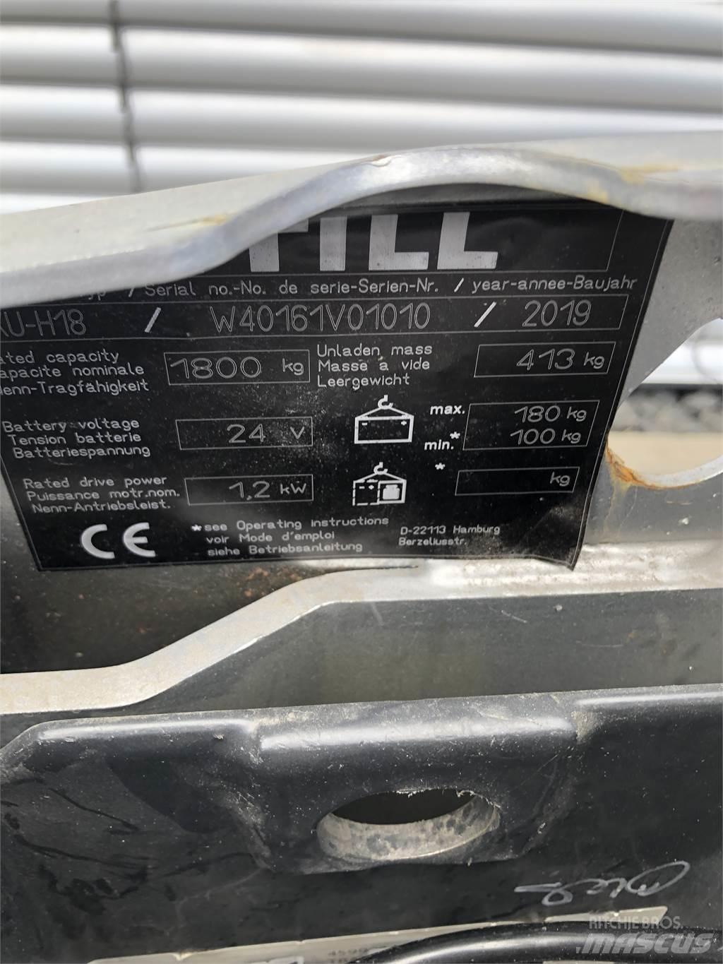 Still EXU-H18 Electro-pallettrucks