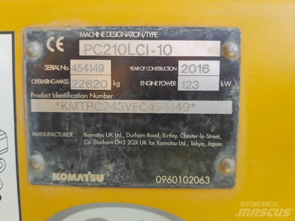 Komatsu PC210LCi-10 Rupsgraafmachines