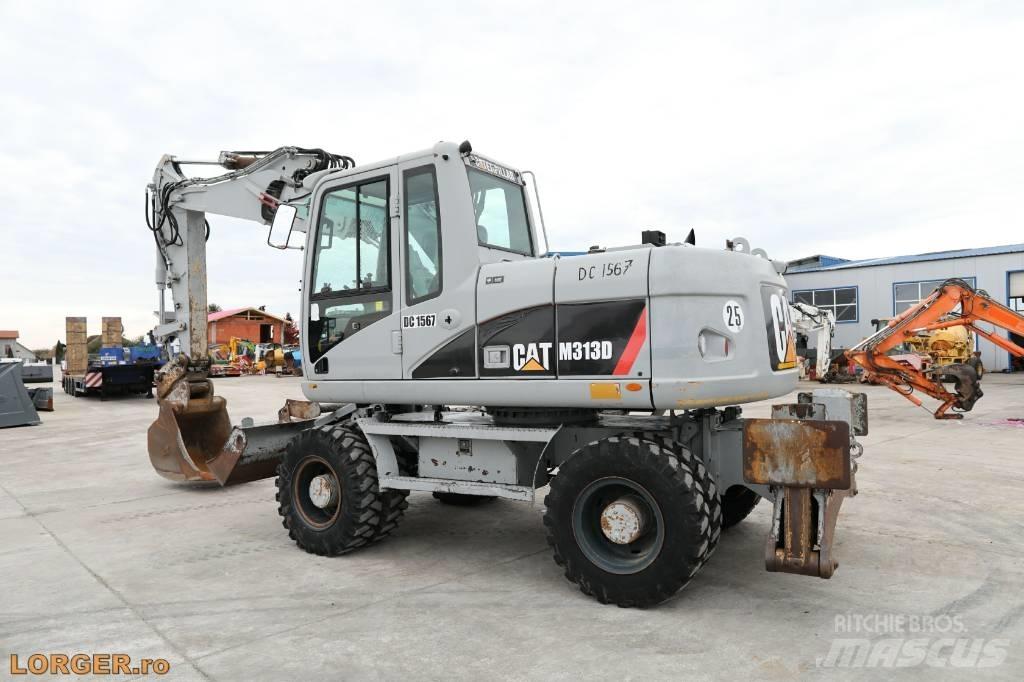 CAT M 313 D Wielgraafmachines