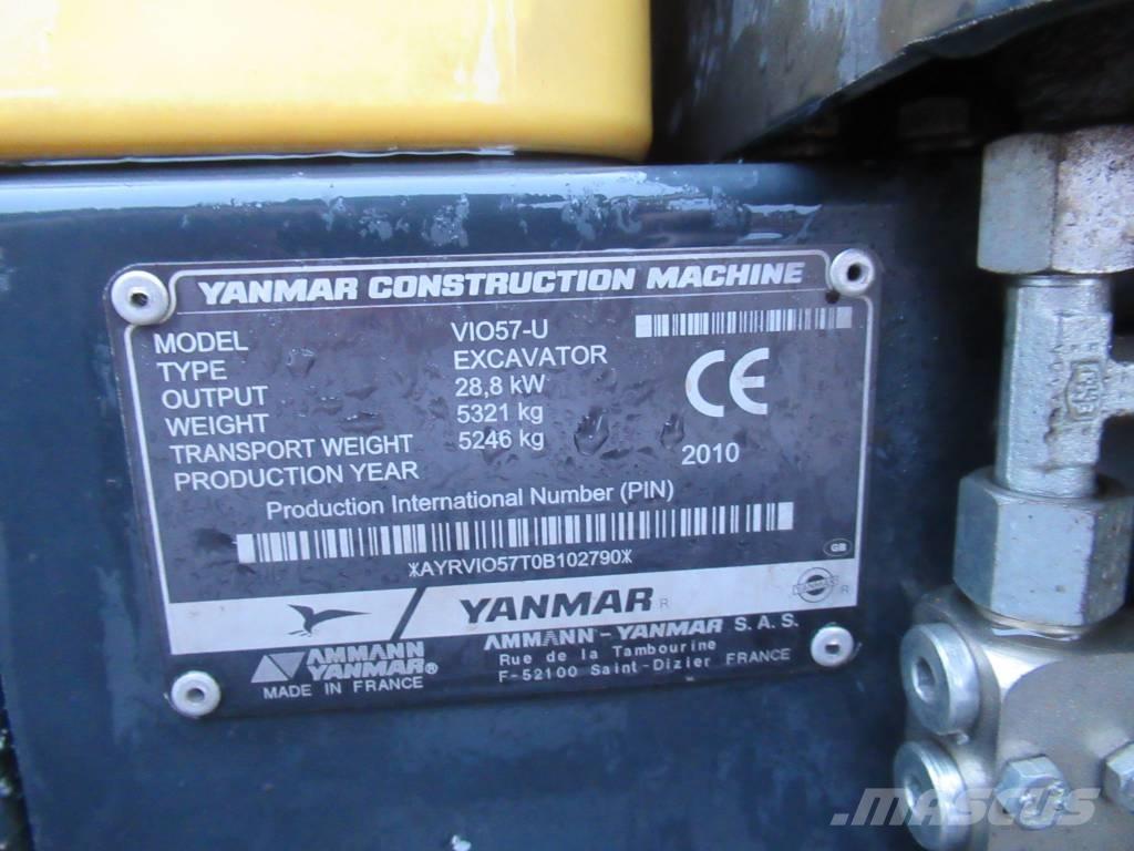 Yanmar Vio 57-U Minigraafmachines < 7t