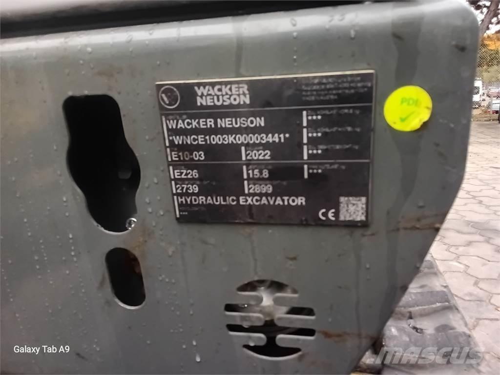 Wacker Neuson EZ26 Rupsgraafmachines