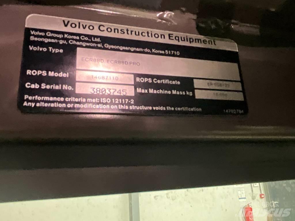 Volvo ECR 88 D Cabine en interieur