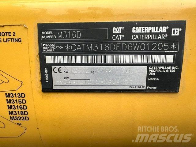 CAT CAT M316D Wielgraafmachines