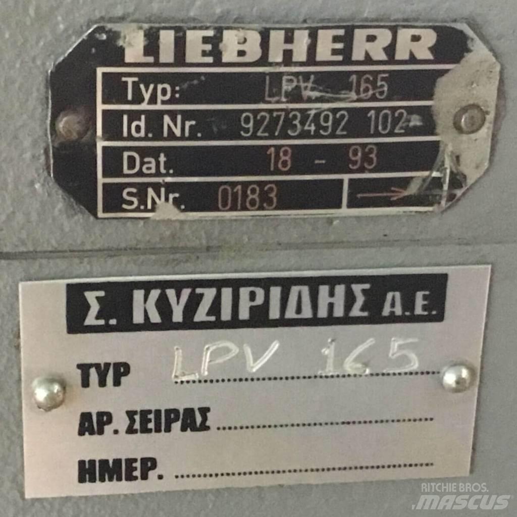 Liebherr LPV 165 Hydraulics