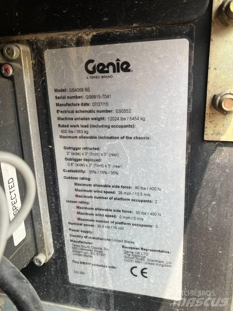 Genie GS 4069 BE Schaarhoogwerkers