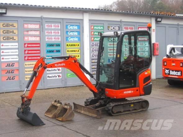 Kubota KX016-4 Minigraafmachines < 7t