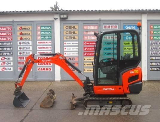 Kubota KX016-4 Minigraafmachines < 7t