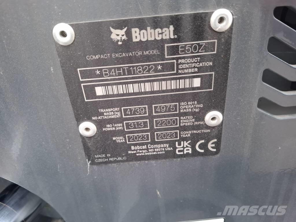 Bobcat E 50z Minigraafmachines < 7t