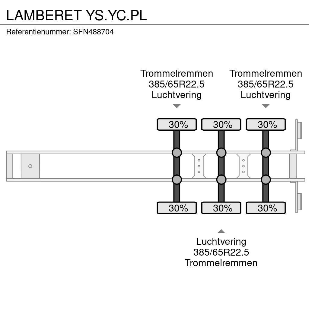 Lamberet YS.YC.PL Koel-vries opleggers