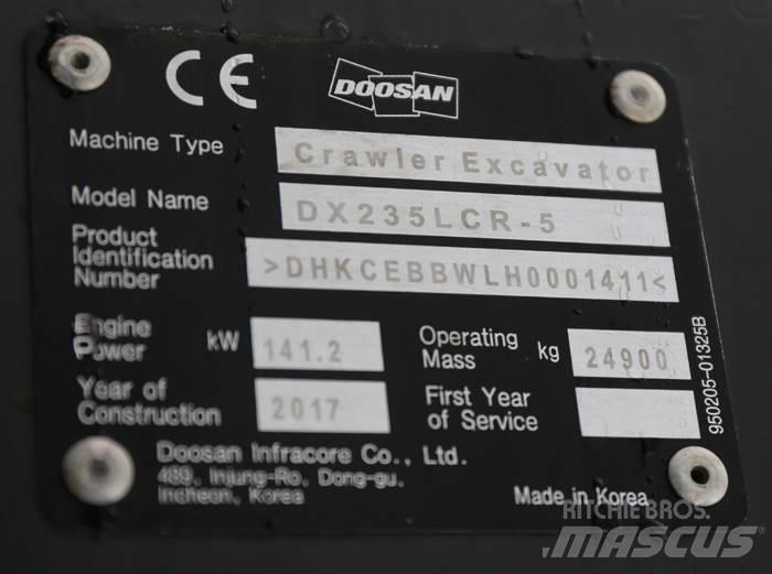 Doosan DX235LCR-5 Rupsgraafmachines