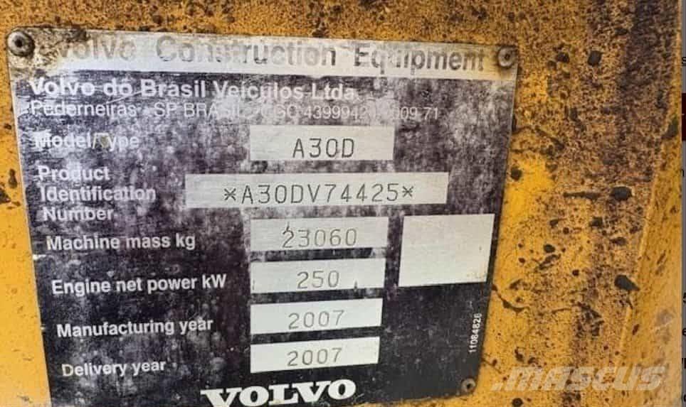 Volvo A 30 D Knik dumptrucks