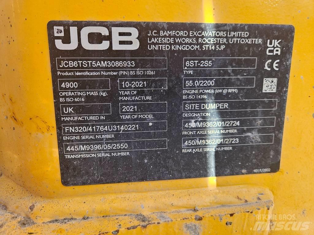 JCB 6ST-2S5 Knik dumptrucks