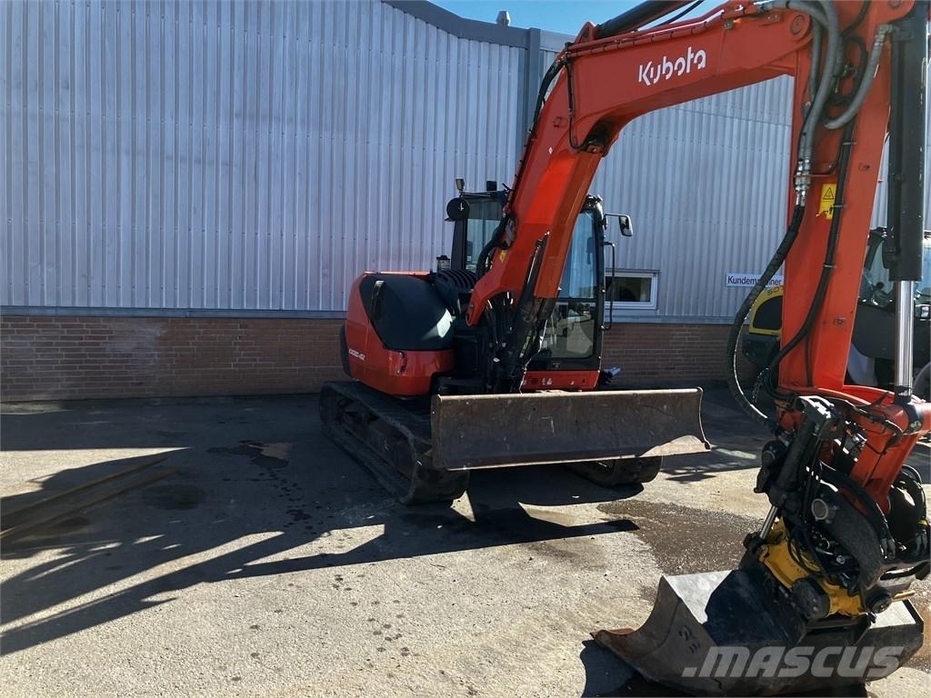 Kubota KX 080-4 A2 Midigraafmachines 7t - 12t