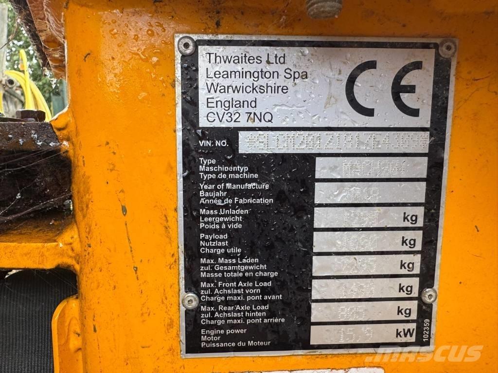 Thwaites 1 ton Mini Dumpers