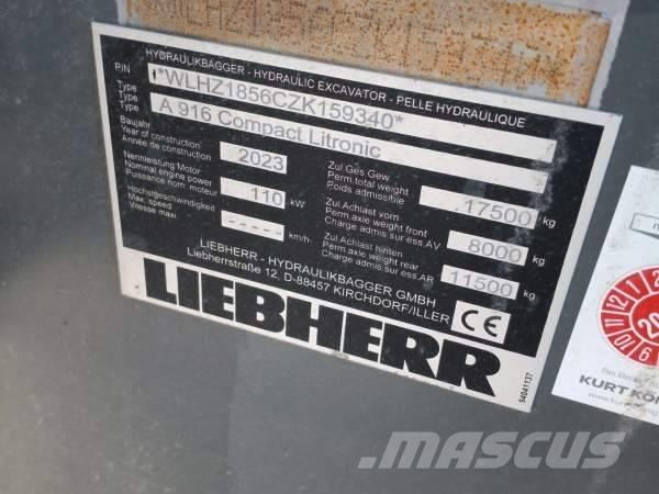 Liebherr A 916 Comp Wielgraafmachines