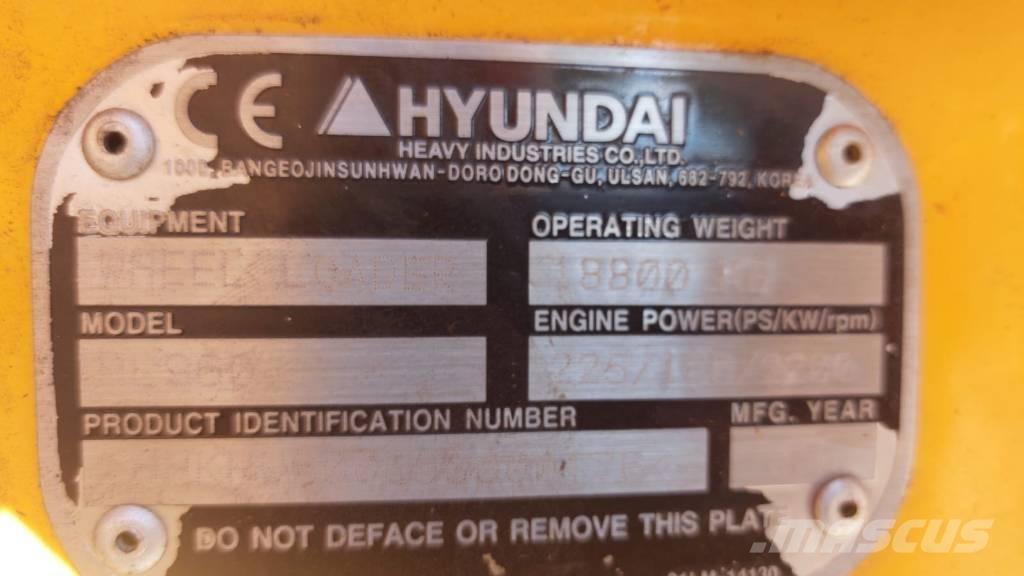 Hyundai HL 960 Wielladers