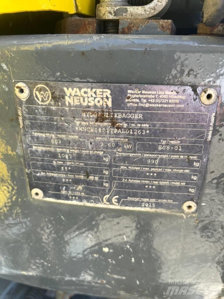 Wacker Neuson 803 RD Minigraafmachines < 7t