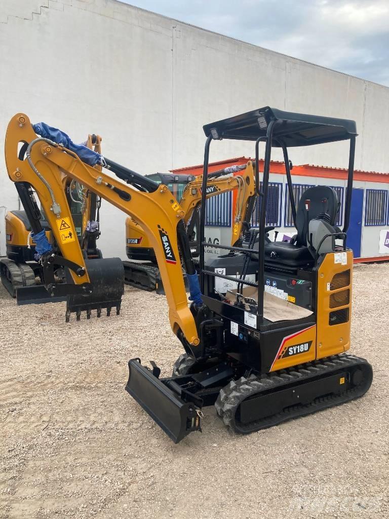 Sany SY 18U Minigraafmachines < 7t