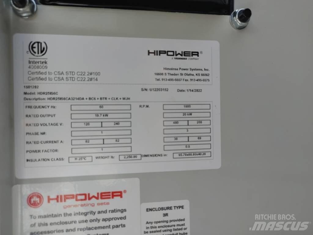 Hipower HRIW-25 Diesel generatoren