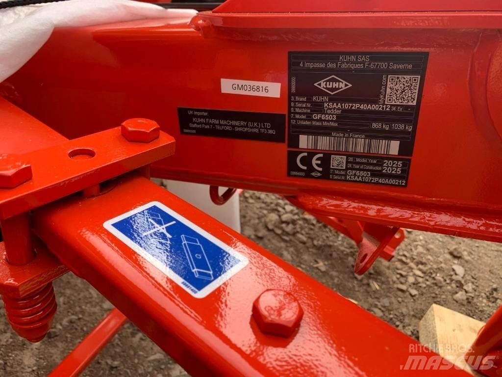 Kuhn GF6503 TEDDER Schudders